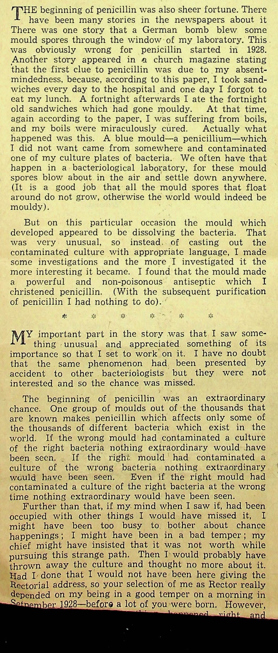 Section 1 of Robert Fleming article 16